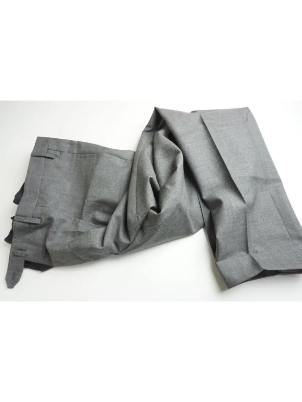 Sartoria Partenopea Gray Wool 2 Pc Suit Jacket Pant 48 US NEW